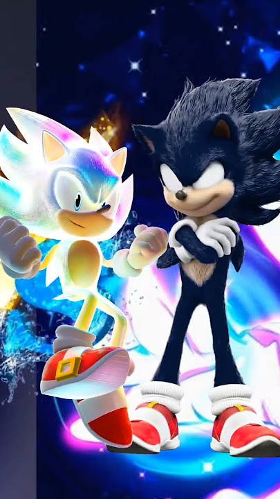 hyper Sonic VS dark super Sonic