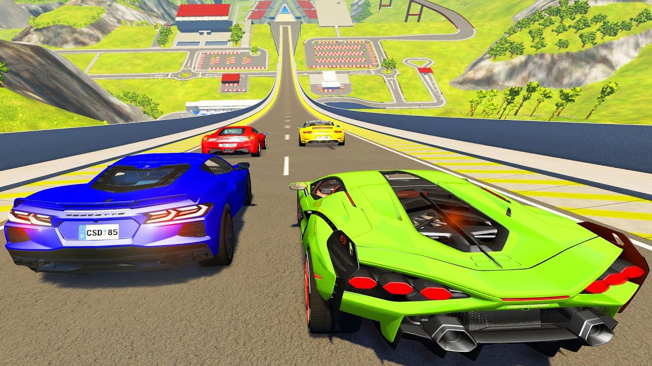 High Speed Jumps/Crashes Compilation #61 - BeamNG Drive Jumping Fails