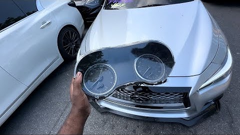 UPGRADING MY CLUSTER ON MY Q50