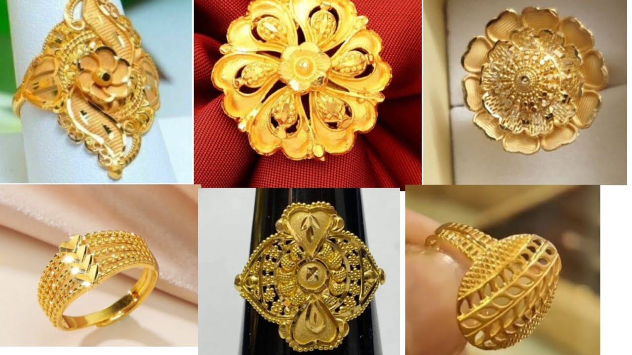 18k Yellow Gold & Diamond Peak Wedding Ring by Parade Designs