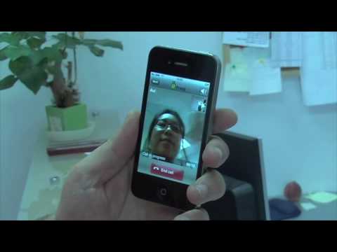 face-2-face video calls on fring 4 iPhone 4