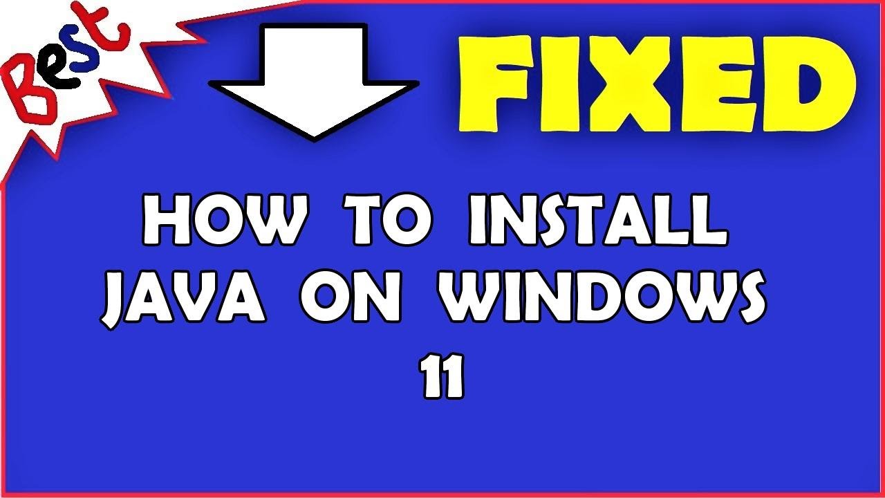 How to install java on windows 11 youtube