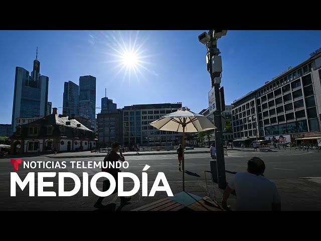 Europa enfrenta una ola de calor extremo (que produjo una nube tsunami) | Noticias Telemundo