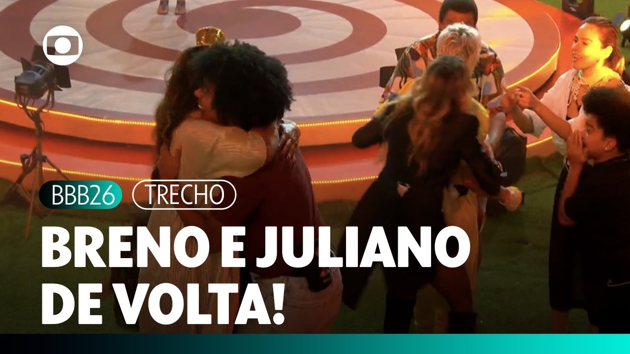 Breno voltou do Paredão Falso acompanhado de Juliano Floss! | BBB 26 | TV Globo