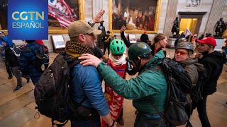 Manifestantes irrumpen en el edificio del Capitolio en Estados Unidos