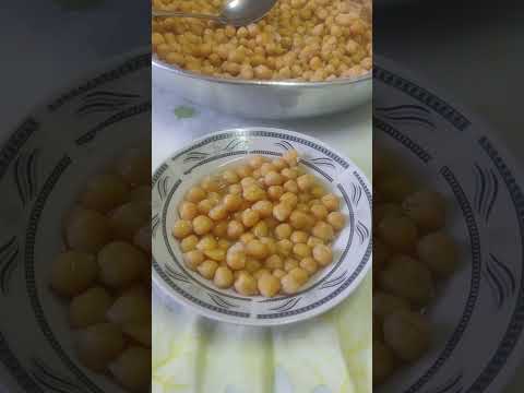 استوى الحمص أصبح جاهز الحمص صحتين وعافيه على قلبكم