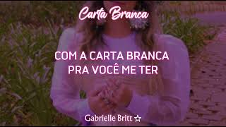 Carta Branca Karaokê - A