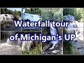 Waterfall tour of Michigan's Upper Peninsula - Tehququamenon Falls and more!