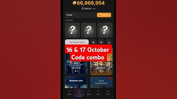 Hashcats Daily Combo stake code 16 & 17 October | Combo Today Card #Hashcat  #code #airdrop #combo