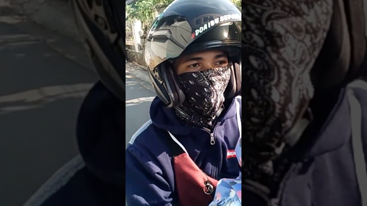 Di bonceng sama pacar❎️❎️❎️ Di bonceng istri✅️😁 