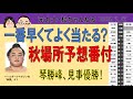 一番早くてよく当たる？秋場所予想番付　2025.7.27