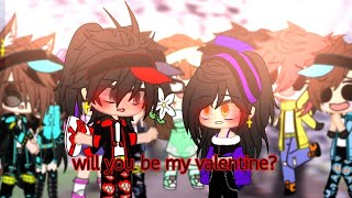 Will u be my valentines?💝(happy valentines day💝)(short)(aphmau pdh)(confess 💗)