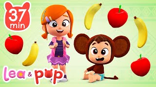 Manzanas y bananas 🍎🍌música para bebés - Canciones infantiles de Lea y Pop