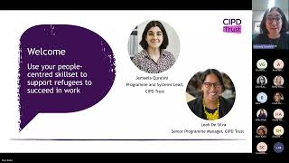 CIPD Trust Webinar  Support refugees to succeed in work by CIPD 235 views 7 months ago 50 minutes