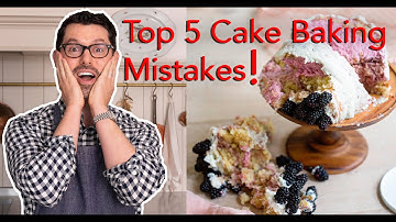 Top 5 Cake Baking Mistakes!  | Preppy Kitchen