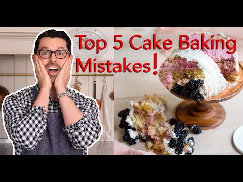 Top 5 Cake Baking Mistakes!  | Preppy Kitchen