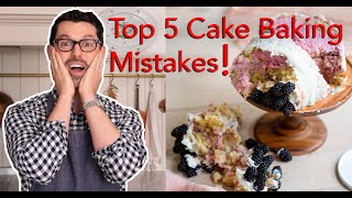 Top 5 Cake Baking Mistakes!  | Preppy Kitchen