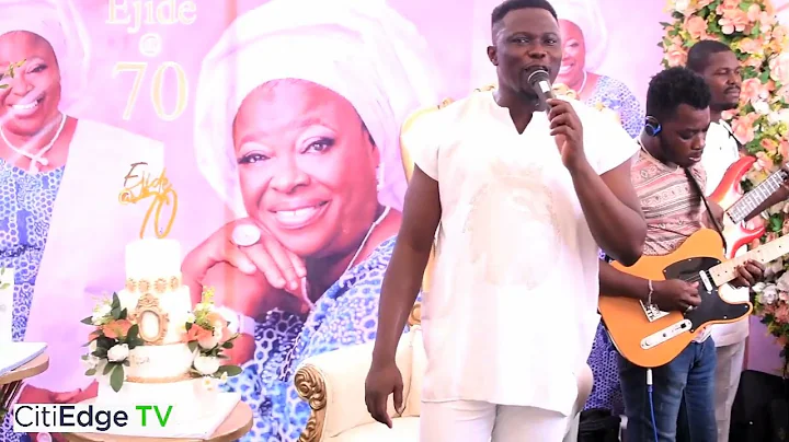 JIDE KOSOKO & TOP NOLLYWOOD ACTORS CELEBRATED ADEBAYO SALAMI (OGA BELLO) WIFE AT 70TH BIRTHDAY PARTY