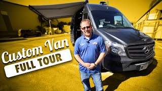 Sprinter Van Conversion [OffGrid Mobile Office Van Tour]
