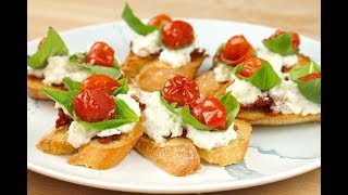 Ricotta Peynirli Bruschetta Nasıl Yapılır?