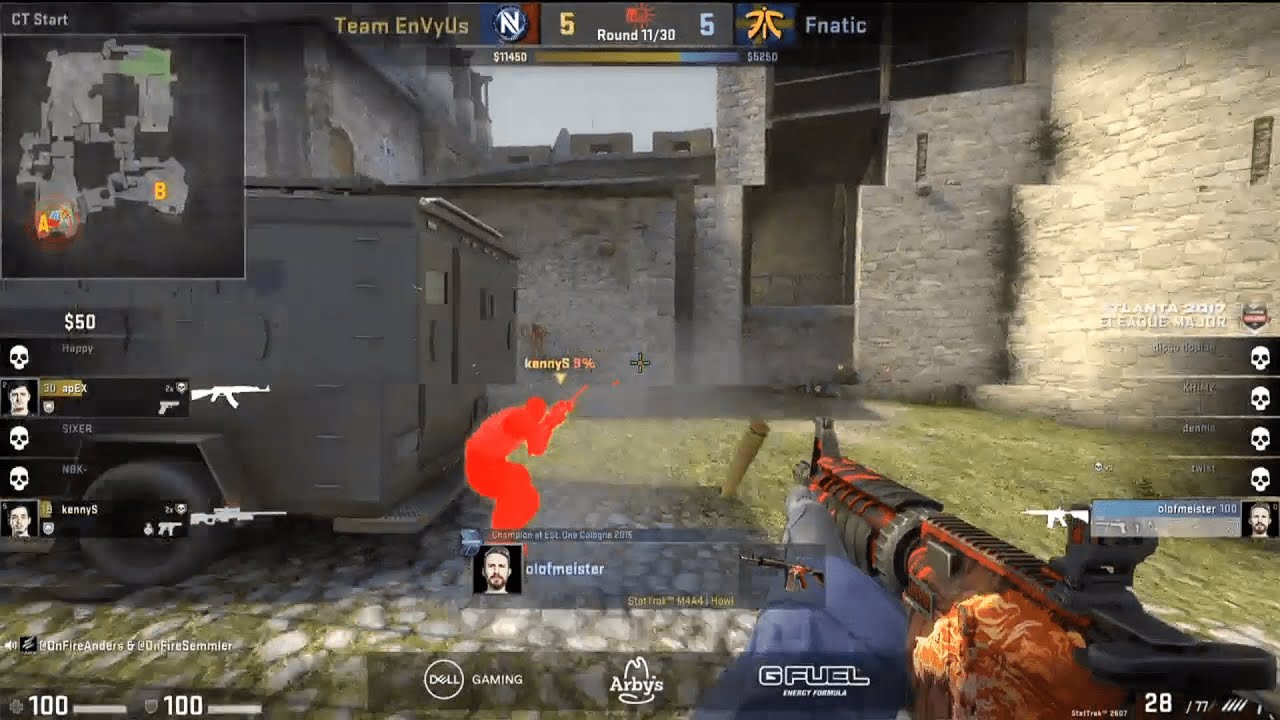 Olofmeister almost getting trolled by CS:GO in historical 1v2 I CSGO ...