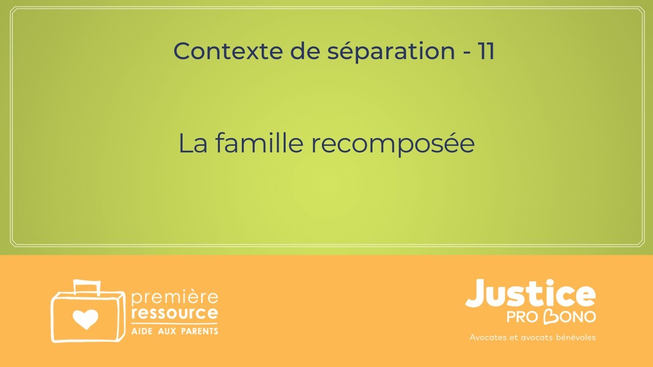 La famille recomposée