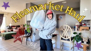 Thrifting at the Flea ✭ Demonias! ✭ Y2K cuteness!! #thriftedfashion #thriftwithme