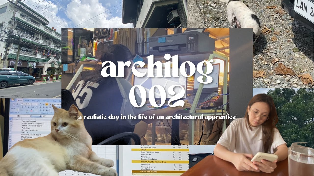 🏛️[ archilog ep. 002 ] a realistic day in the life of an architectural apprentice | philippines