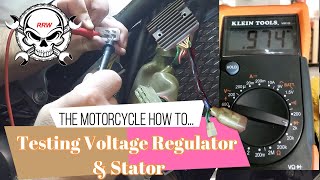 Battery Voltage / Regulator/Rectifier & Stator Test