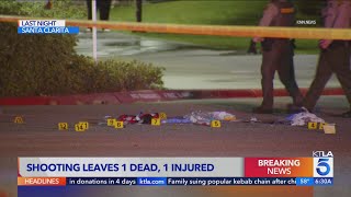 Shooting leaves 1 dead, 1 injured in Santa Clarita