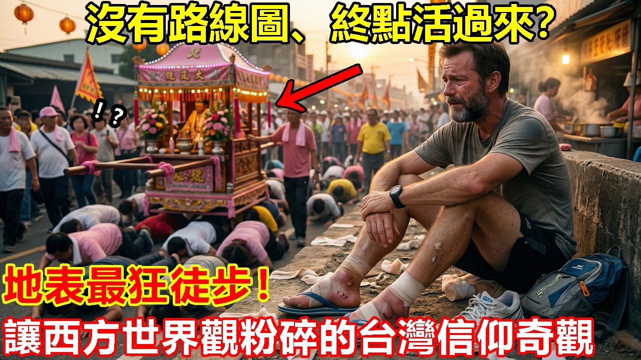 地表最狂徒步！沒有路線圖、終點活過來？讓西方賽事專家世界觀徹底粉碎的台灣信仰奇觀。