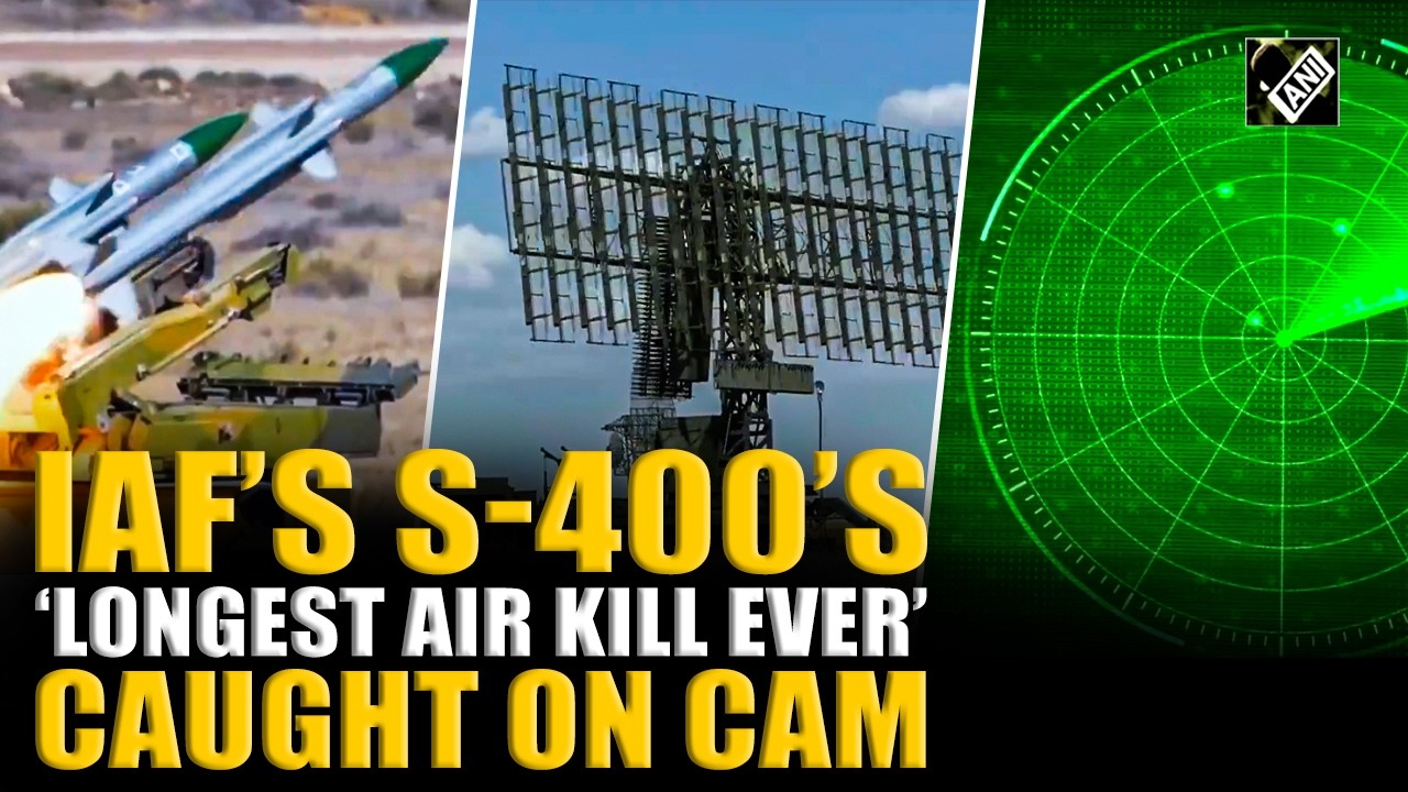 Watch: IAF’s S-400’s ‘longest air kill ever’ captured on camera in never seen before video
