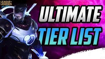 NEW SEASON 5 TIER LIST (Patch 3.1 BIG BRAIN TIER LIST FOR ALL ROLES) | SHEN AND KARMA RELEASE