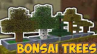 Minecraft Java - TINY TREES - Bonsai Trees || Mod Showcase (Vanilla Only)