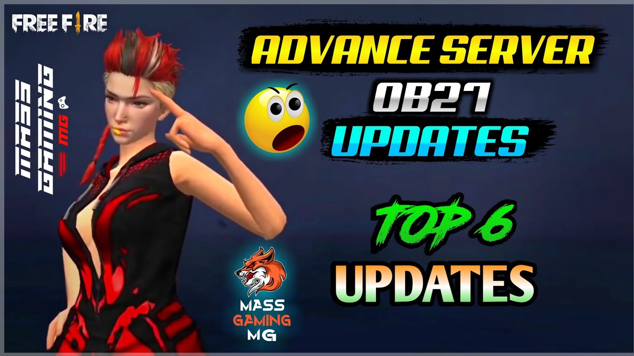 Free fire OB27 advance server full updates in tamil / mass gaming mg