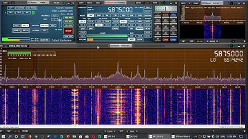 BBC World Service via Vatican relay 5875 kHz Shortwave SDRplay RSPdx Receiver
