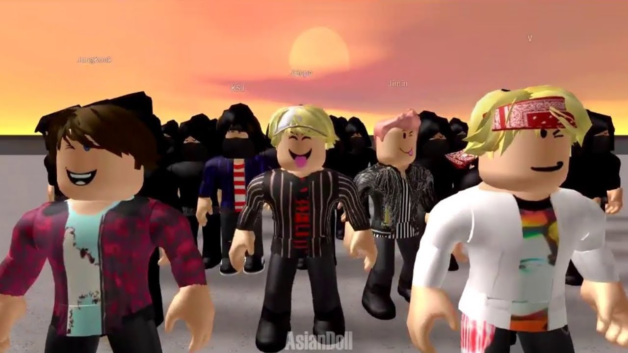 Bts Not Today방탄소년단 Roblox Music Video - 