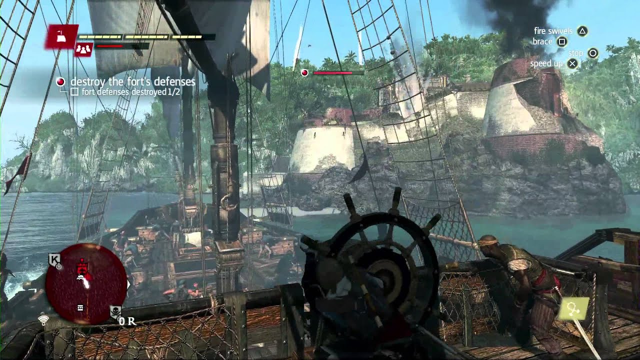 Assassin's Creed IV: Black Flag -- Naval & Fort Commented Walkthro...