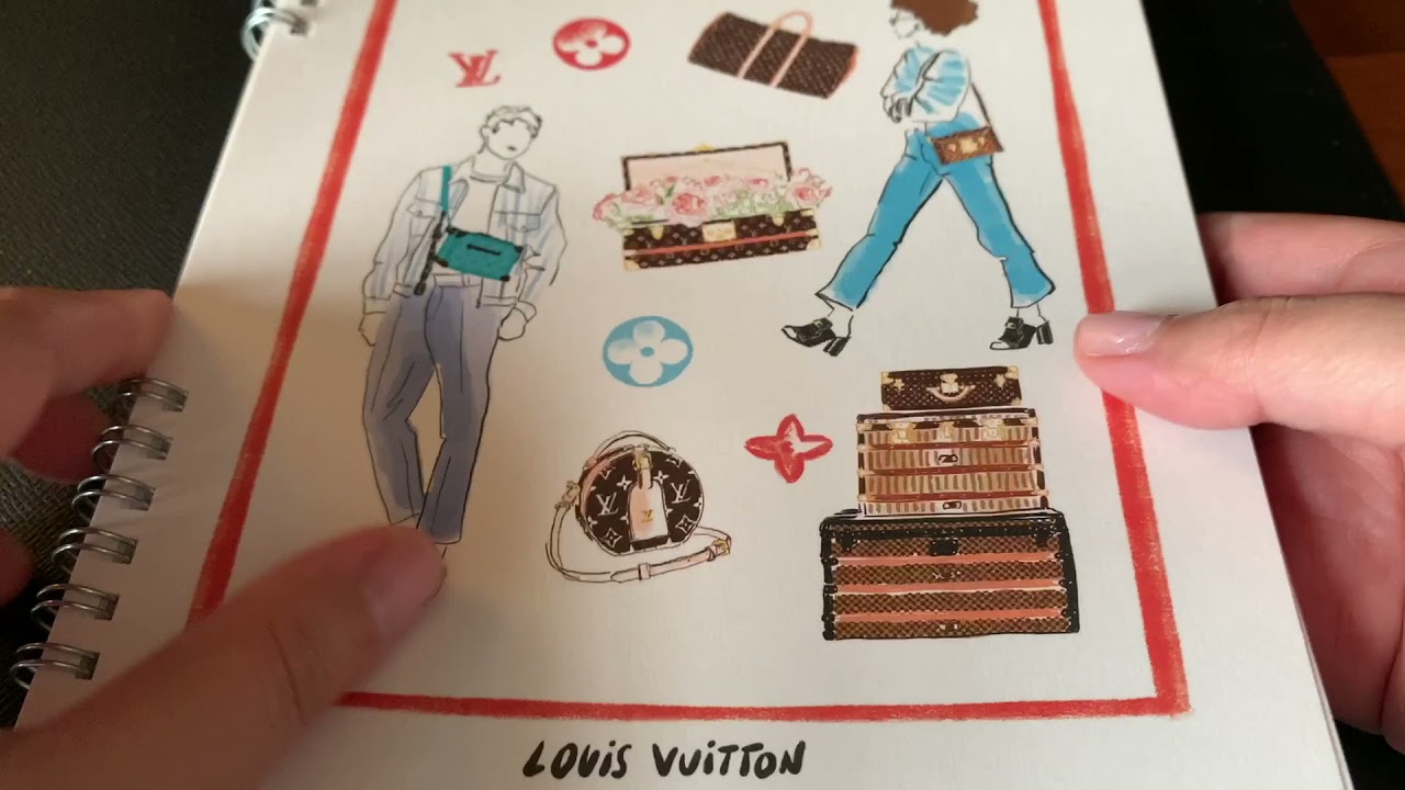 Louis Vuitton Desk Agenda - The Glueless Scr4pbook.