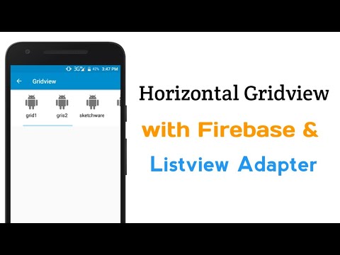 Horizontal Gridview with