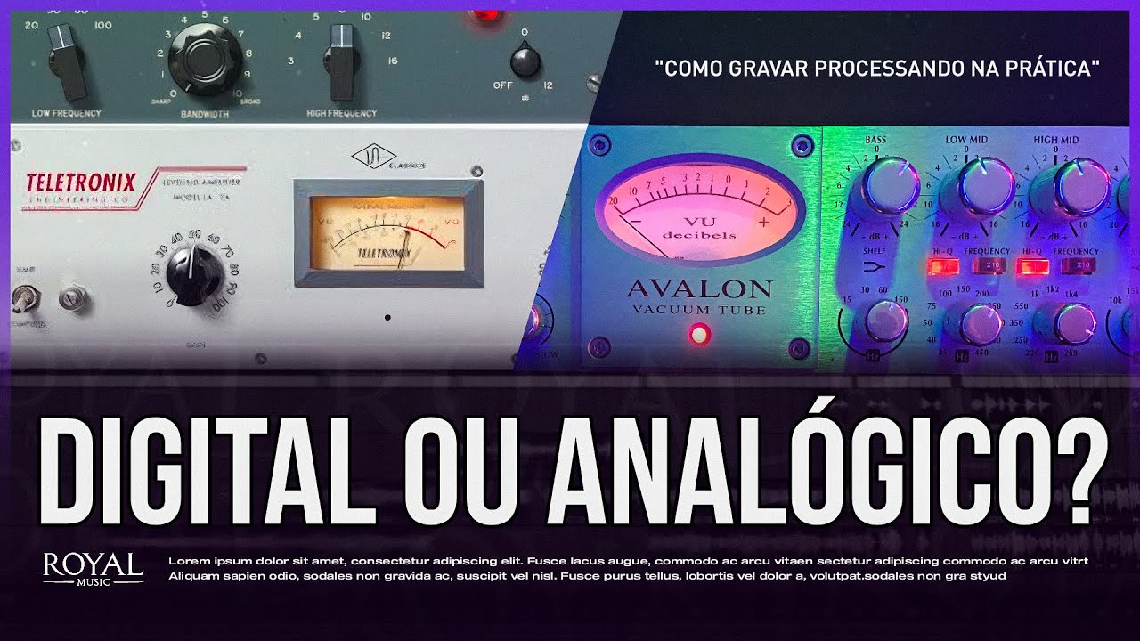 COMO GRAVAR VOZ PROCESSANDO COM PLUGINS OU HARDWARE ANALÓGICO