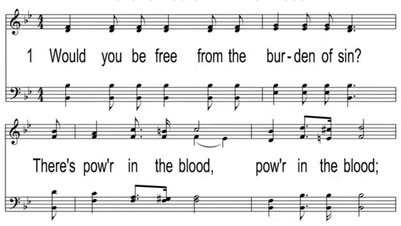 There Is Power In The Blood with Piano - YouTube