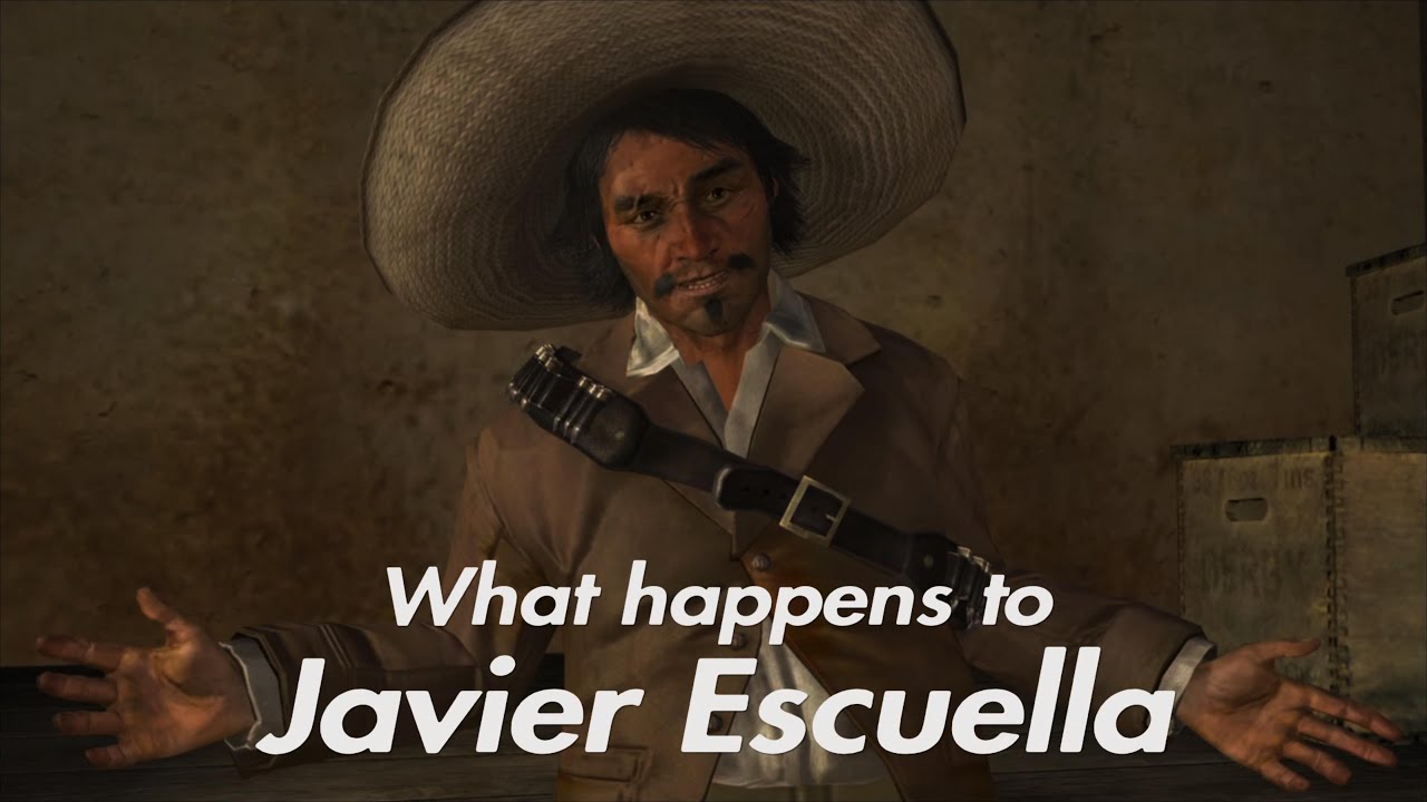 What happens to JAVIER ESCUELLA - Red dead Redemption Ps5 - YouTube