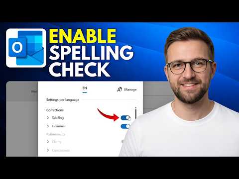 How to enable spelling check and autocorrect in Outlook (Step By Step 2026)