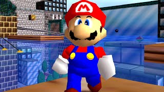 Super Mario 64 Decades Later - 100% Walkthrough Part 25 Gameplay - Pandora Palace Blue Stars Grind
