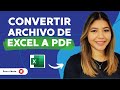 Convierte Excel a PDF en pasos fáciles ✨