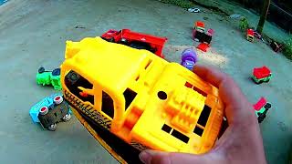 Jcb, Tractor, Fire Truck, Police car, Construction, Dump Trucks, Excavator, Cartoon Toys Videos 770