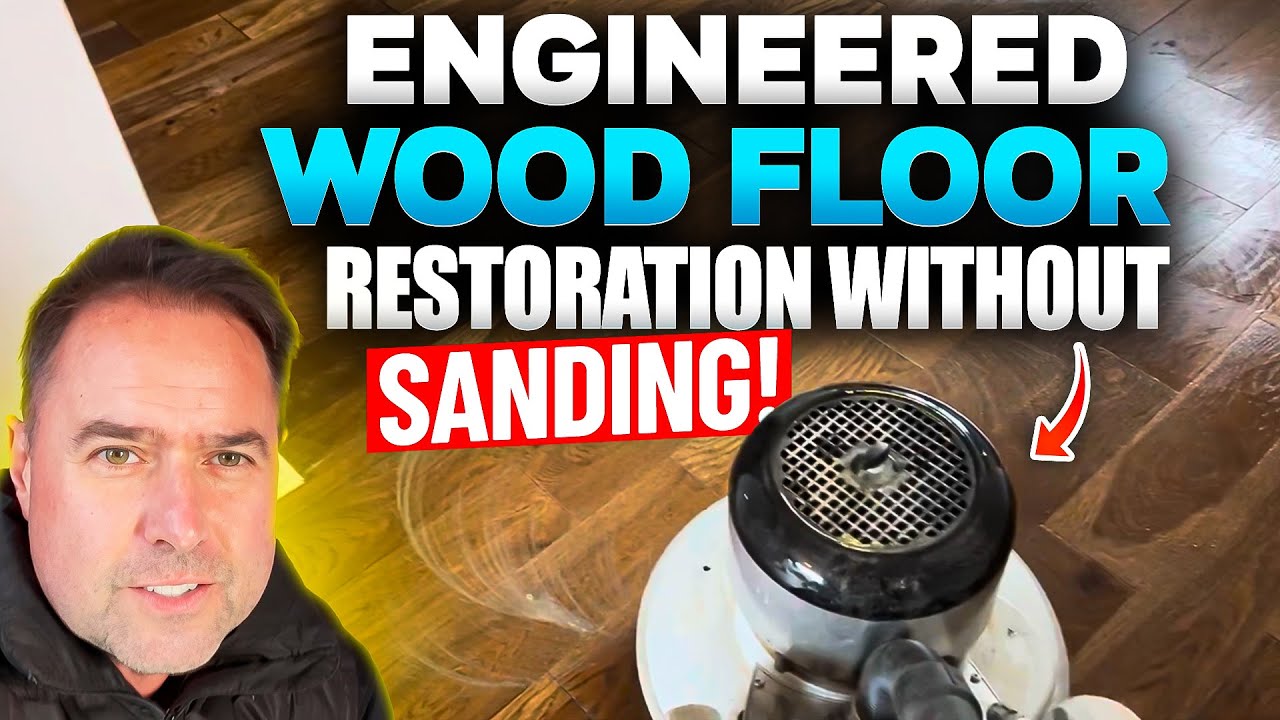 Engineered Wood floor restoration WITHOUT SANDING!