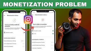 You're currently unable to monetize instagram problem solve | Instagram monetization status problem