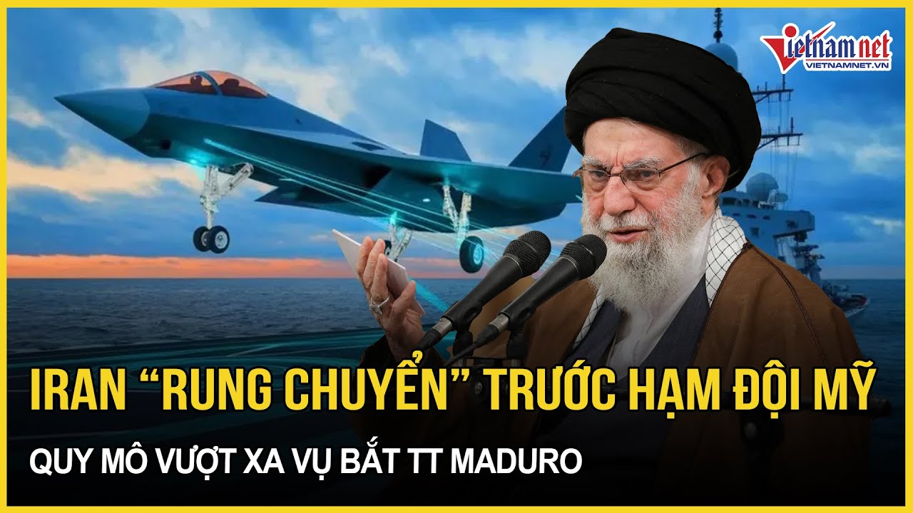 TT Trump dứt lời- Mỹ hành động: Iran “rung chuyển” trước hạm đội Mỹ, quy mô vượt xa vụ bắt TT Maduro